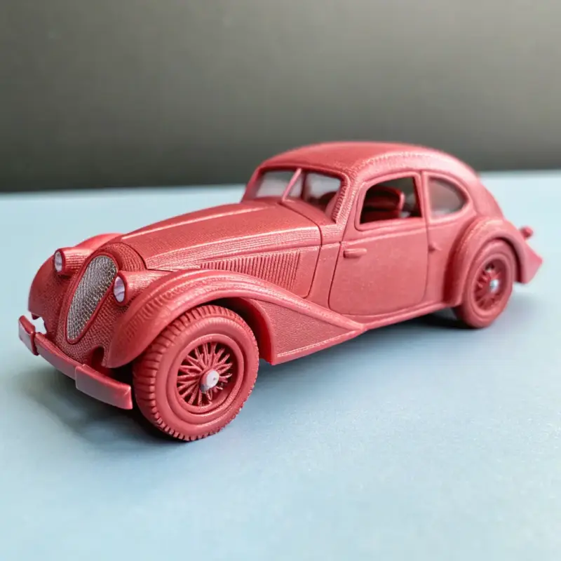 3D Printed Miniature Car Model
